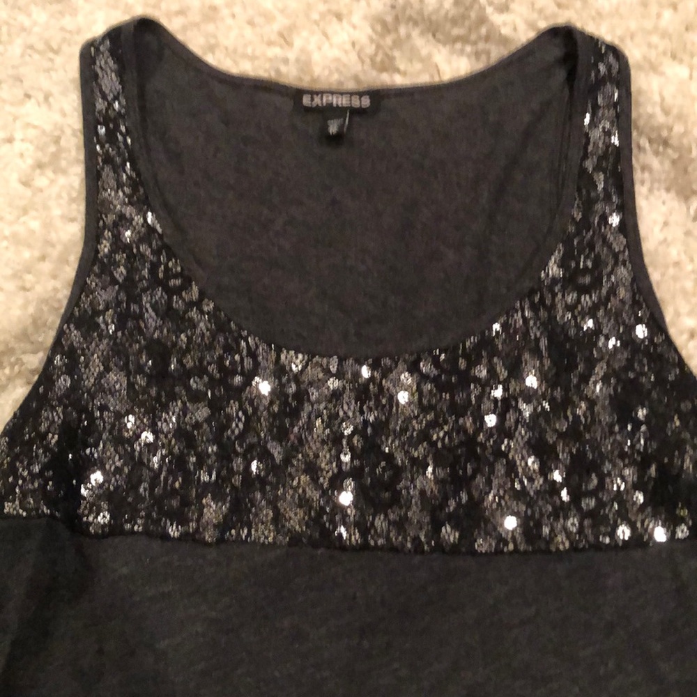 Express tank top with sequins - Picture 4 of 8
